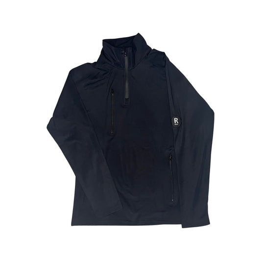 Black quarter zip midlayer