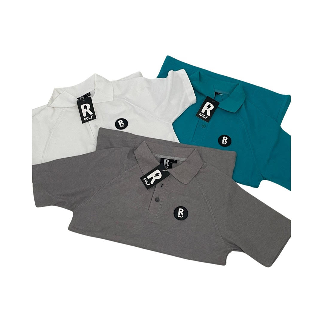 Teal polo shirt