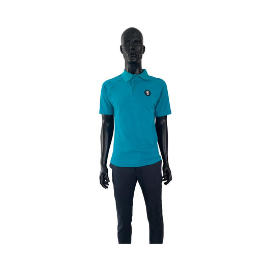 Teal polo shirt